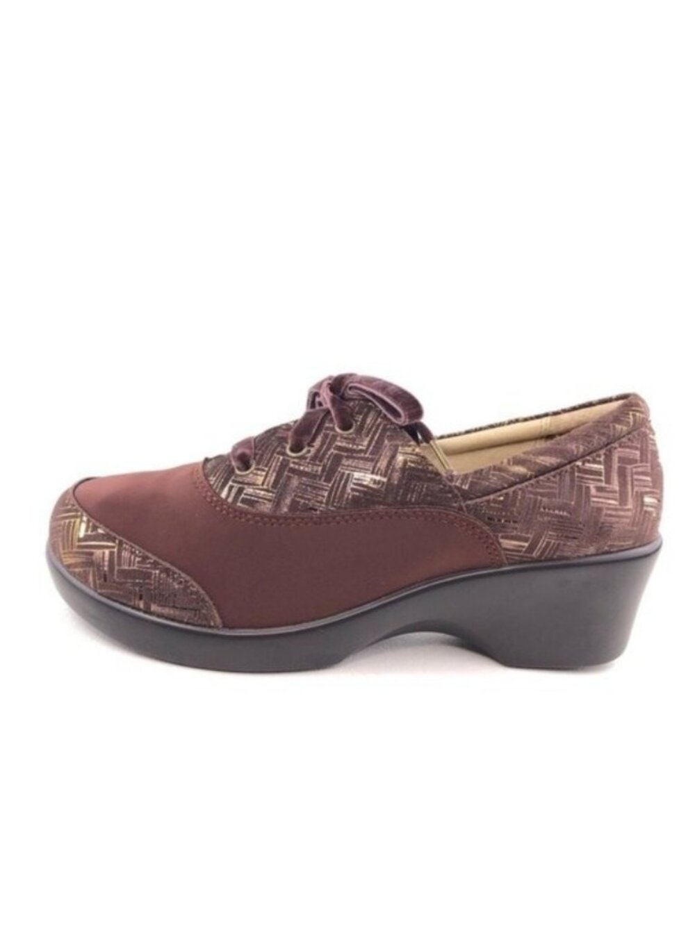Alegria Madi Interlockin Choco Casual Shoes EUR 38